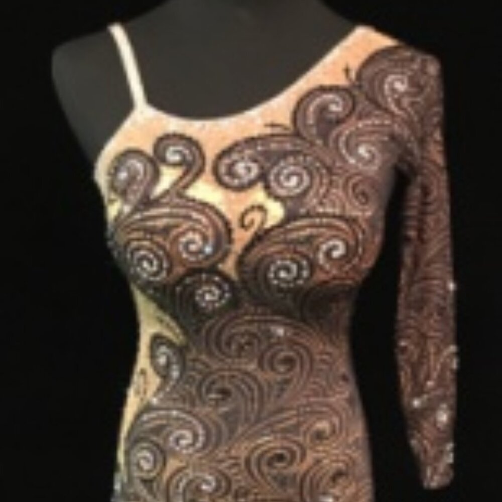 Heart of Tefiti - Very small or Juniors Couture Ballroom Gown with Swarovski